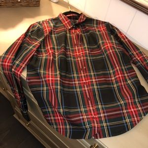 J. Crew perfect shirt, Stuart plaid. Size 10